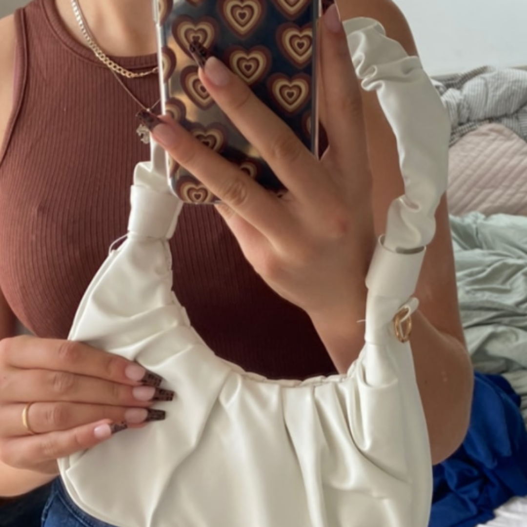 NUDE/BROWN LONG COFFIN CHEETAH FRENCH TIP